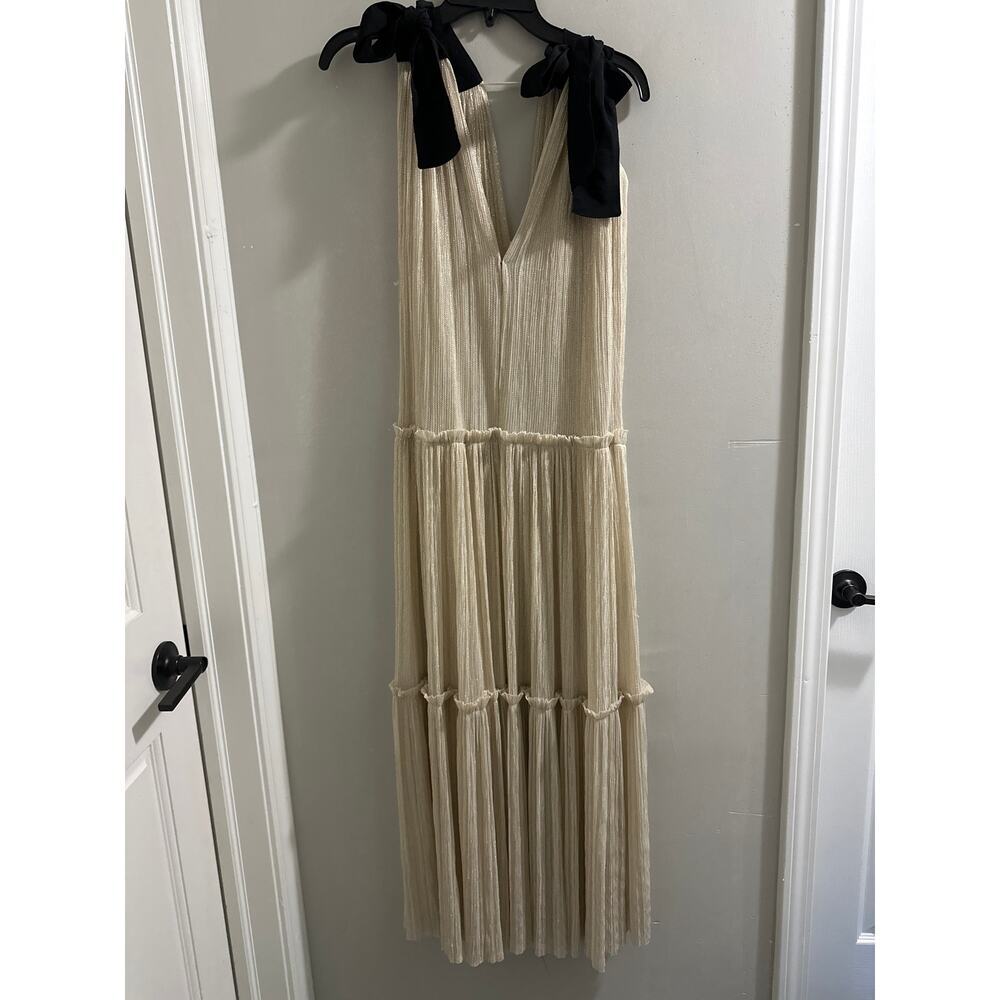 Sabina Musayev Ray Dress NO BELT Gold size Extra Small - Picture 2 of 13
